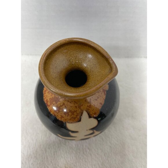 Vintage Japanese Nuka Glaze Ceramic Tokkuri Saki Server Oil Server - Picture 2 of 5